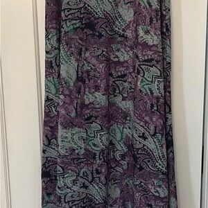 Purple Paisley Lularoe Maxi Skirt